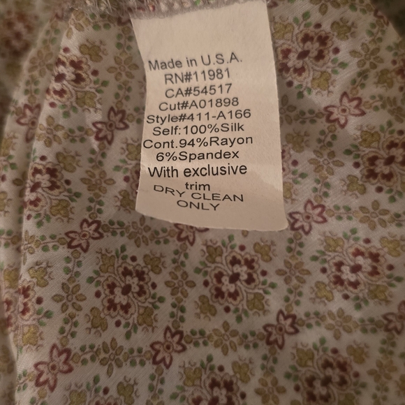 Bailey 44 Silk Boho Layered Top Floral Sheer Batwing Size Small - Picture 5 of 5